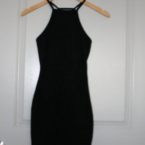 Black tight dress
